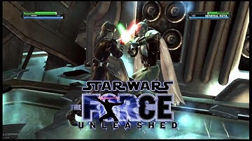 Dark Anakin Defeats Rahm Kota l Star Wars The Force Unleashed