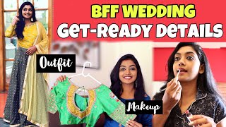 தமிழில்-How I got ready for my FRIEND’s WEDDING: Outfit? + Shopping? + Makeup?