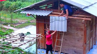 COI completed the roofing of the porch with the dedicated help of CUONG - Clean the house