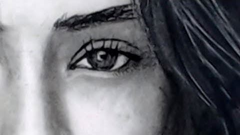 Charcoal Female Charcoal Portrait Art Video - Free Tutorial (link in desc)