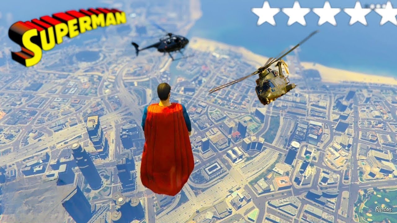 Playing AS Superman in Gta 5 | Gta 5 Superman mod