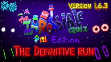 The Impossible Quiz: Peashooter Nights Edition (The Definitive Run) (S Rank)