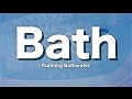 Running Bath Sounds | Running Bathwater | 2.5hrs High-Quality 60fps Audio and Video