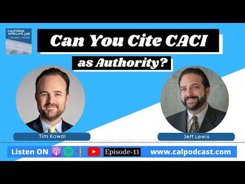 Can You Cite CACI as Authority?
