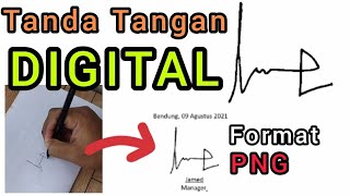 Membuat Tanda Tangan Digital E Sign 2021 tanpa aplikasi format png