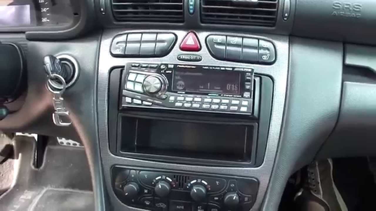 mercedes w203 radio no sound