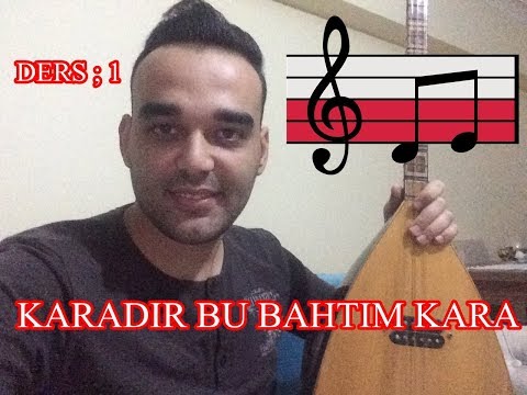 NOTASIZ BAĞLAMA (SAZ) ÖĞRENME | İLK DERS | SAZA KOLAY BAŞLANGIÇ (ALT YAZILI)