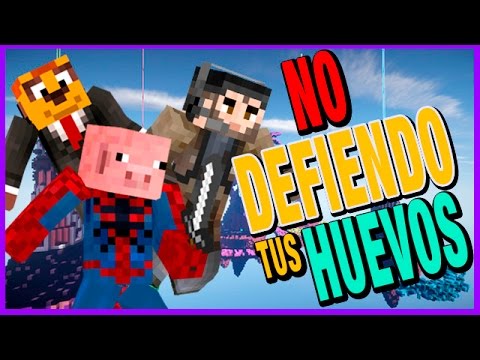 NO DEFIENDO TUS HUEVOS | C/ Gona y Exo | EGGWARS MINECRAFT videojuegos ps4
