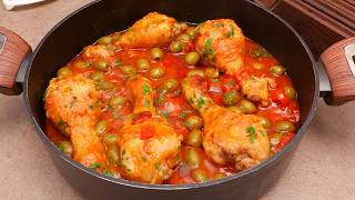 COSCE DI POLLO CON OLIVE E POMODORINI