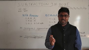 SUBTRACTION IN 8085(Introduction to "With Borrow" and "Without Borrow" instruction set)