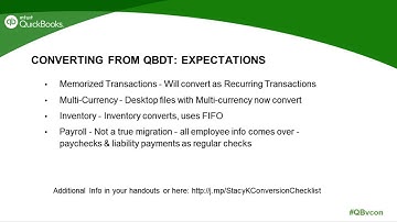 Converting to QuickBooks Online From Anything