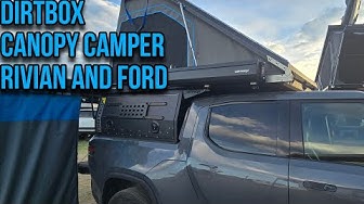 Dirtbox Overland Camper Quick Look on Rivian and Ford Super Duty Overland Expo MTN West thumbnail