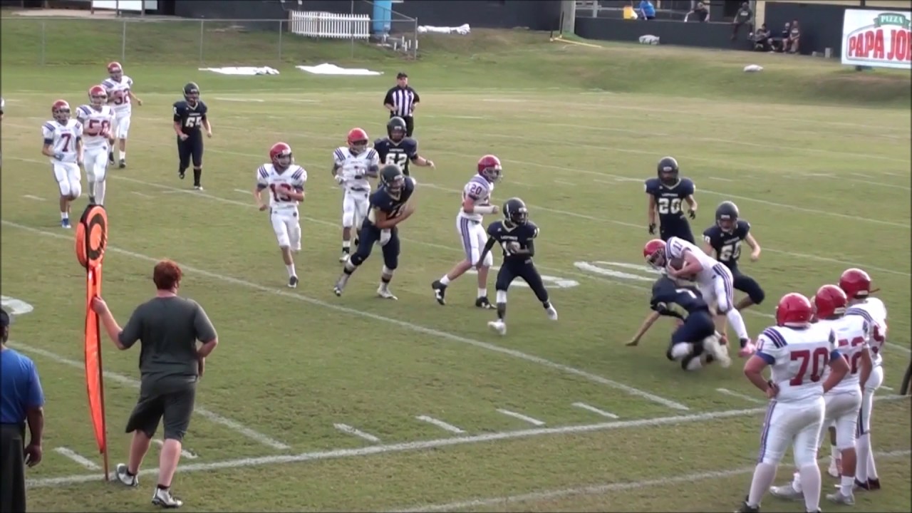 Trey Parker 2016 8th grade football highlights - YouTube