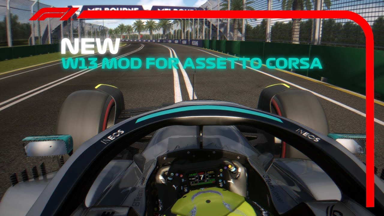 New W13 MOD For Assetto Corsa - YouTube
