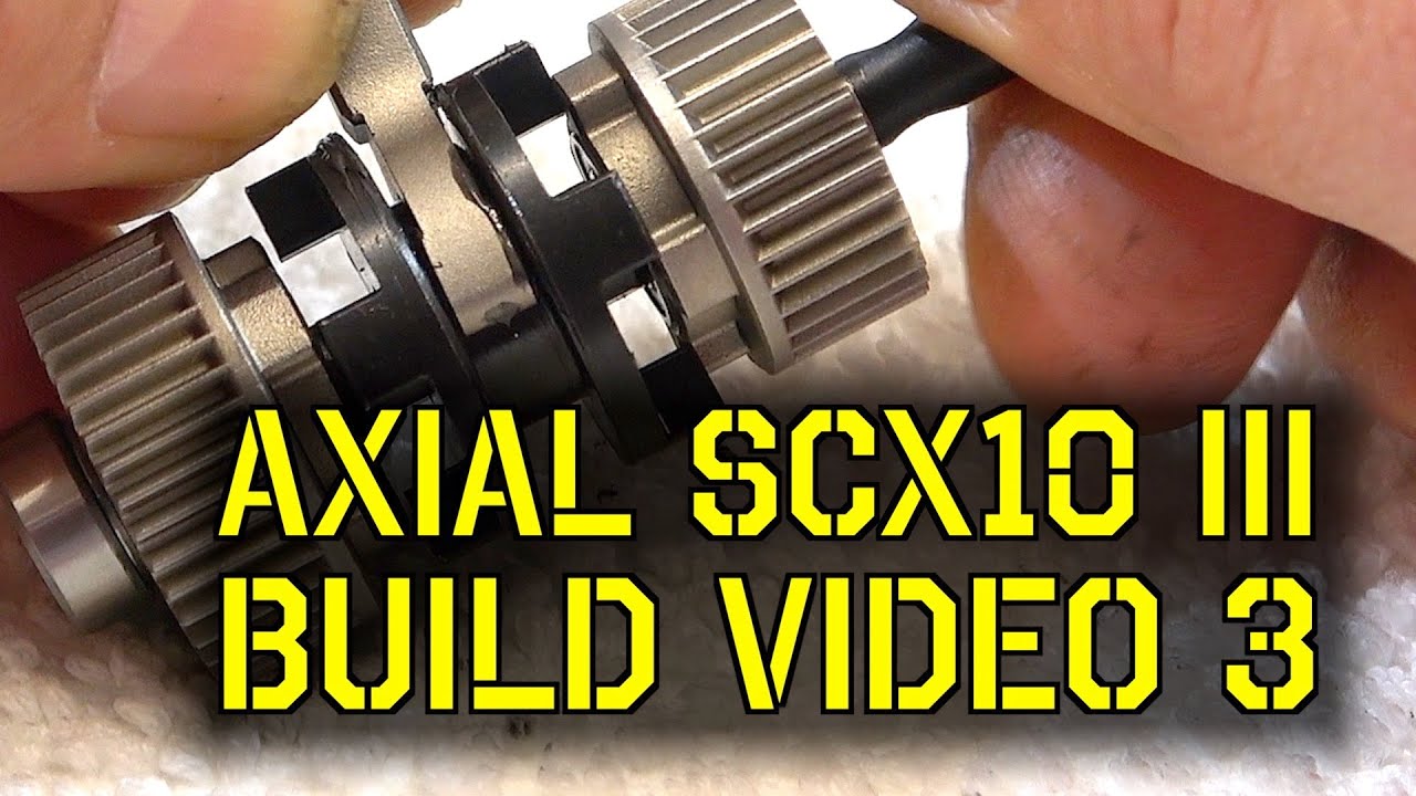 Видео сборки Axial SCX10 III 3 — Шаги C1–C6