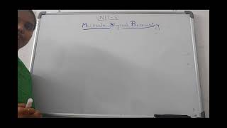 Multirate signal processing