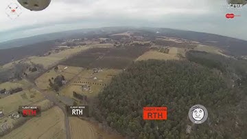 Testing Dashware Flight Mode Gauges for Flytrex