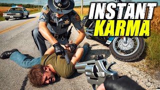 INSTANT KARMA COMPILATION | BEST OF COPS ON TIME | USA & UK