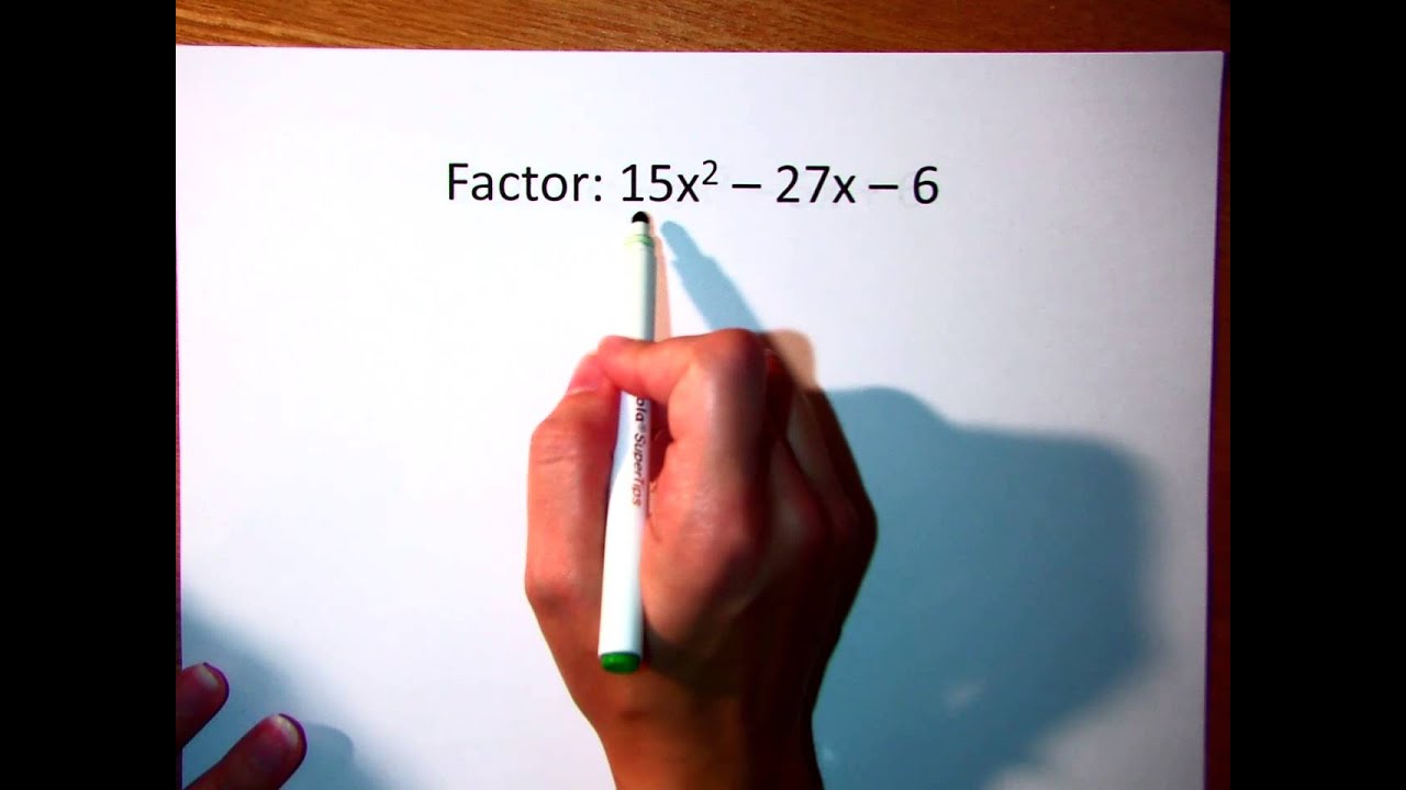 1 11 Factoring Ax2 Bx C YouTube 1 11 factoring ax2 bx c youtube