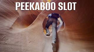 A Sandstone McDonalds Playplace For Adults To Enjoy // Peekaboo Slot Canyon