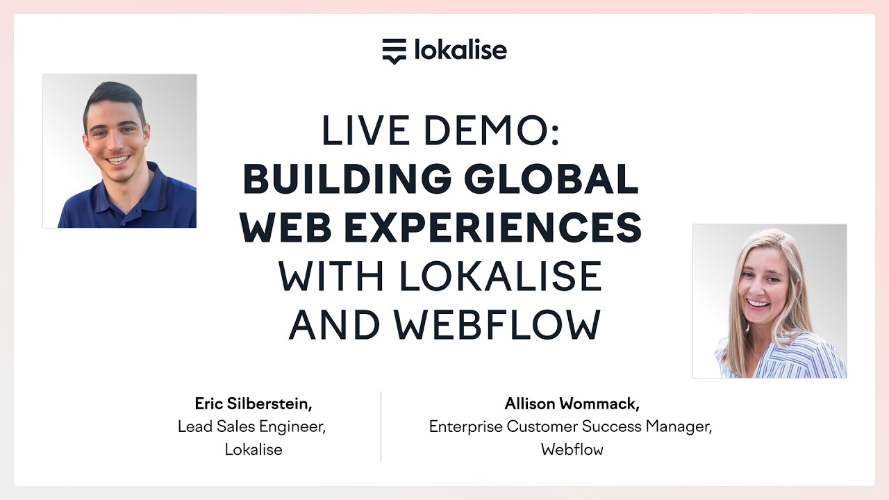 Live Demo: Scaling Webflow Sites Globally with Lokalise Integration
