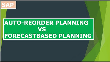 Automatic Reorder Point (ROP) | SAP Reorder Point Planning| Forecast based Planning|#SAPLobby
