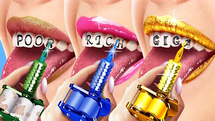 Rich VS Poor VS Giga Rich Sister || Broke Girl Bec...