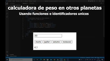 calculadora de peso con  javascript y HTML usando (input, botones, addEventListener, getElementById)