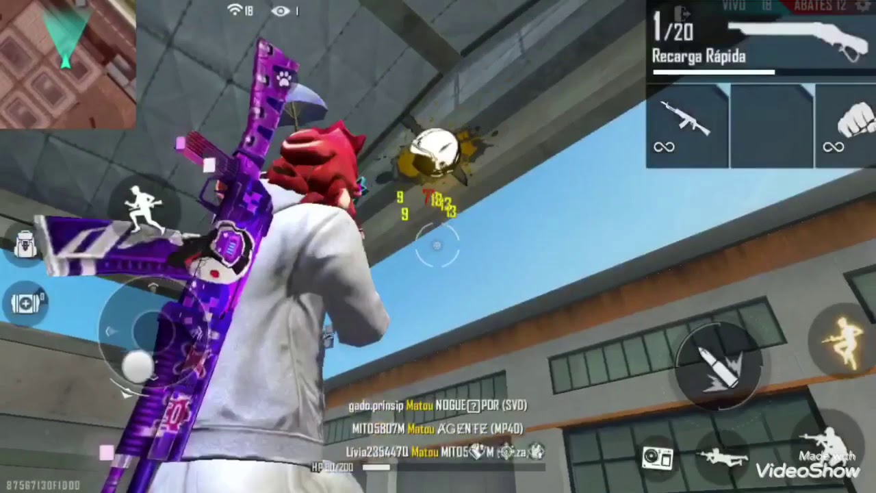 Jogando Free Fire proteja cabeça🤯 - YouTube