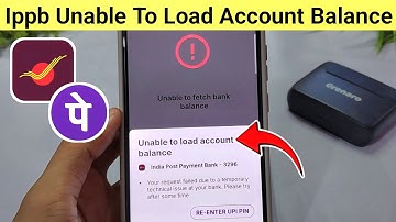 ippb unable to load account balance problem phonepe | ippb balance check problem today
