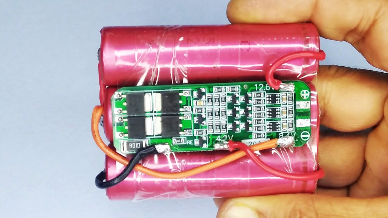 how to make a 12v battery pack | 3s bms | 3.7v 18650 for lithium iron ...