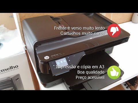 Multifuncional HP Officejet 7612 A3 - Review, Especificações