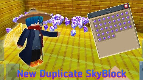 New Duplicate Glitch In SkyBlock (SkyBlock) - [Blockman Go:Blocky Mods] Koto BG
