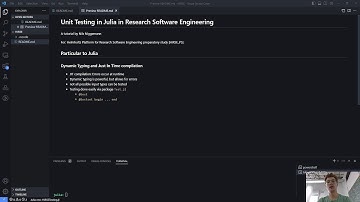 HiRSE-Summer of Testing Part 2b: "Testing with Julia" by Nils Niggemann