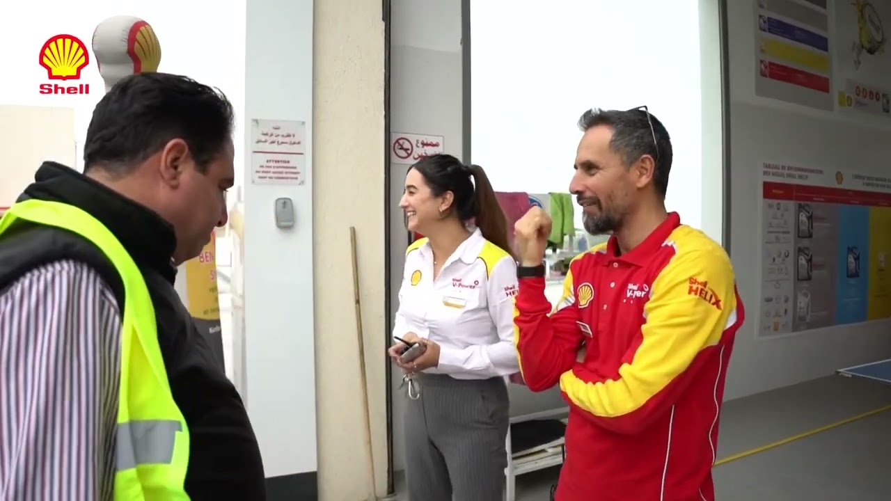 Visite. Des cadres de vivo energy a la station shell korba2