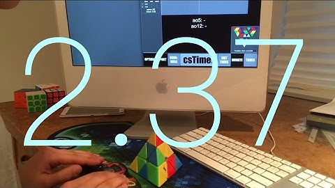 2.37 Pyraminx Average | Mini SpeedStacks Timer Test