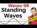 Waves 08 : Standing Waves or Stationary Waves : Concept , Visualization and Equation IJEE MAINS/NEET