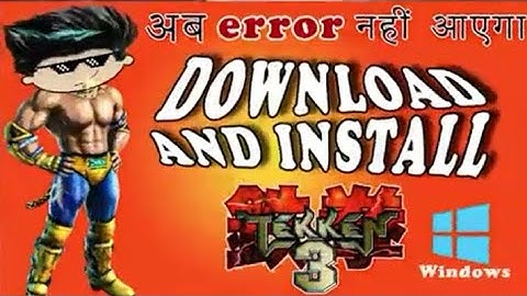 Tekken 3 download and install on PC laptop tekken downloadnow link #https://bit.ly/43Gz5h6