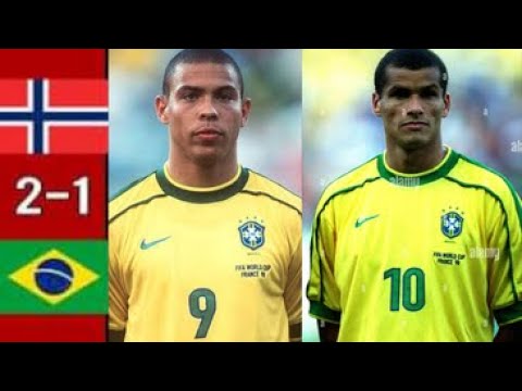 Norway 2-1 Brazil World Cup 1998 | Full highlight | 1080p HD | Ronaldo phenomenon | Rivaldo