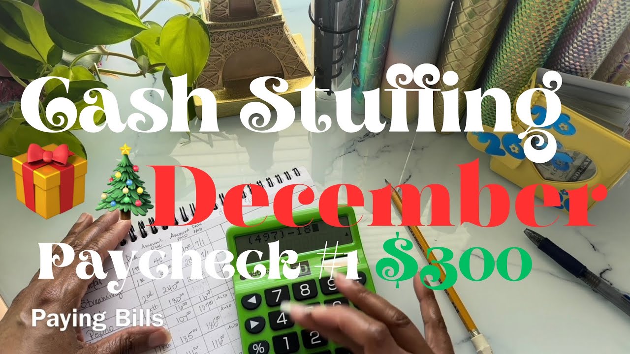 Cash Stuffing Paycheck #1 | December 