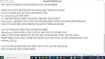 RF ONLINE -HOW TO EDIT NPC NAME AND HOW TO PUT ITEMS AND ETC PART 2