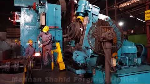 Ring Rolling process video - Mannan Shahid Forgings Limited