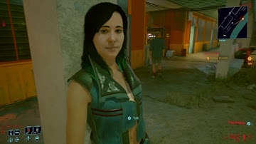 Cyberpunk 2077 bug:  NPC walking through, lips not moving while talking