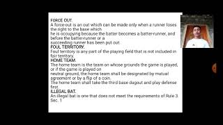 SOFT BALL GAME RULES(1-4) - SANGKILAN, MARK JD S. screenshot 1