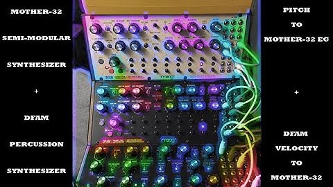 AmbionicA Studio Session Series ep14 : Moog Mother 32 & DFAM Semi Modular Synth