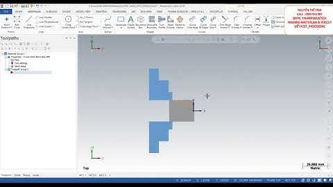 Lập trình tiện trên Mastercam  FACE, ROUGH, FINISH, DRILL  P1