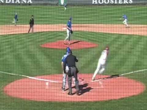Lucas Mayer Indiana Baseball vs. St. Francis 3/26/10