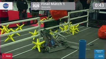 2017 VexU Worlds Div Final 1 (Innovate) - PRAR vs AURA