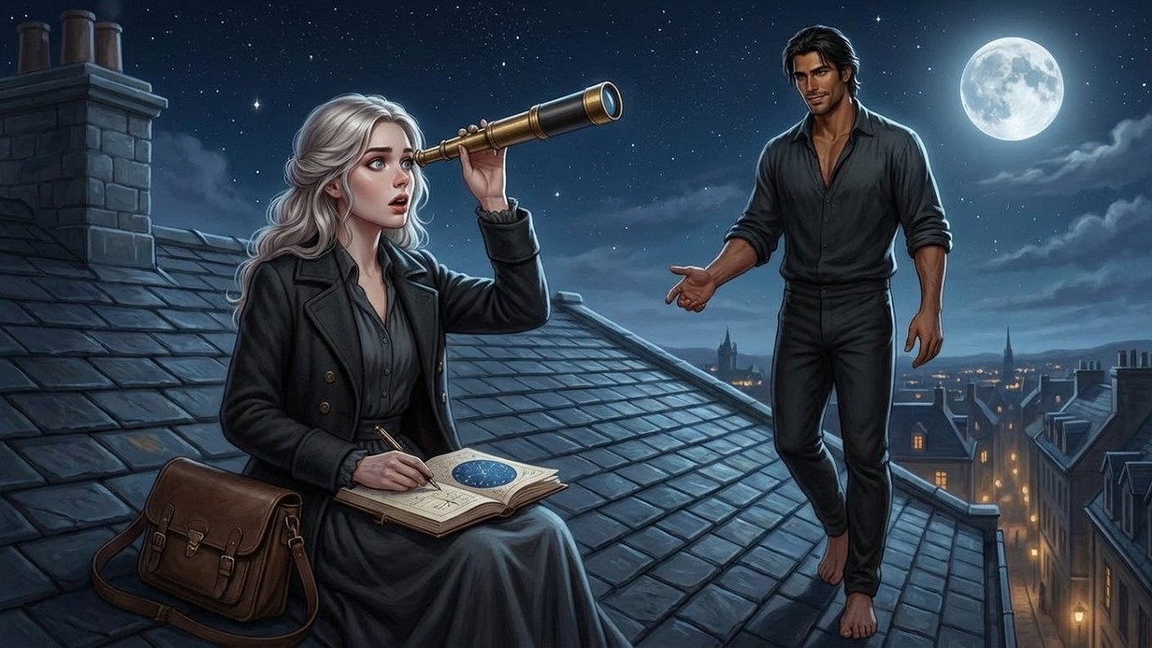 She Was Caught Stargazing on the Roof of the Alpha King's Palace at Midnight—He Said 