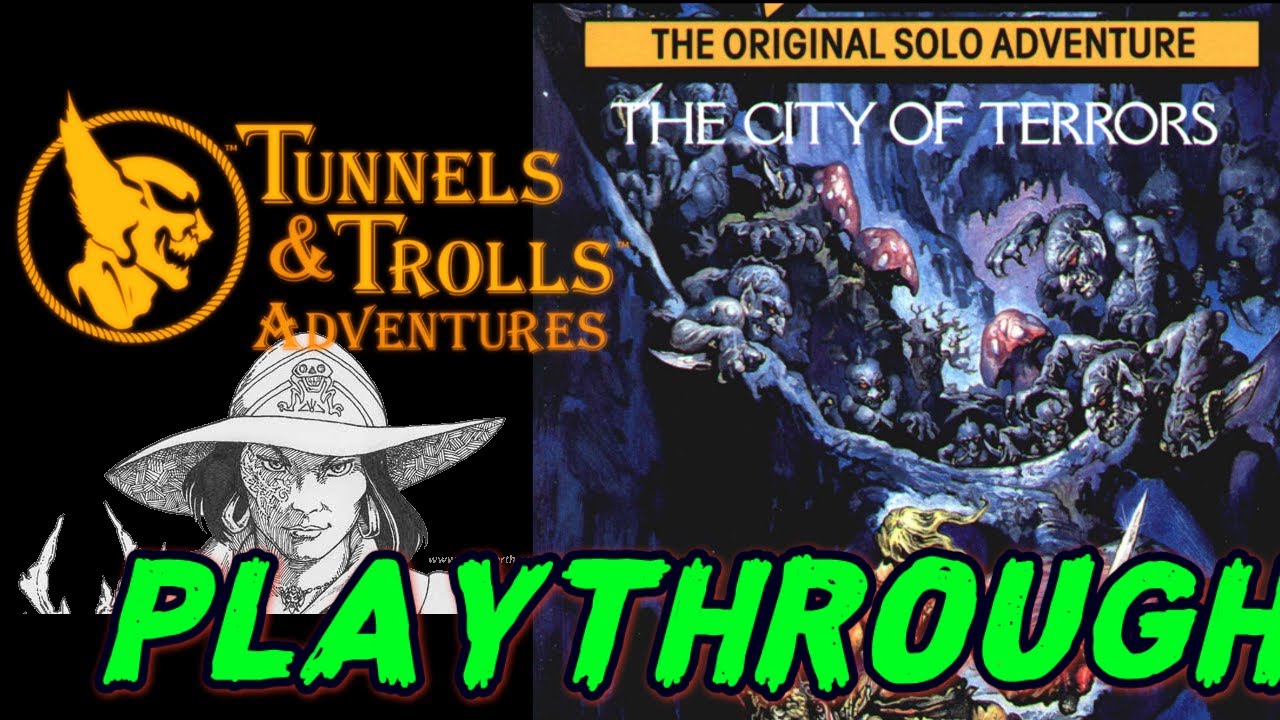 FIRST D&D ALTERNATIVE Tunnels and Trolls City Of Terrors review and